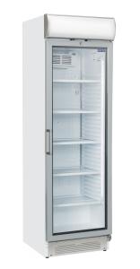 FRIGO BEVANDE TKG 390C CON PORTA A VETRO CON CANNOPY SUPERIORE ILLUMINATO