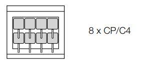 65KDC3 KIT DI N. 8 CESTELLO DA 1 /4 PER CUOCIPASTA PER MODULO DA 70 SERIE 65 (MOD. 65/70)