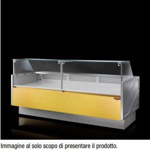 BANCO FRIGO SALUMERIA ALIMENTARI  LINEA MR 9.5 VETRO DRITTO SOLLEVABILE CON PISTONI CON MOTORE LUNG. CM. 152