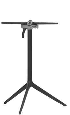 TABLE BASE H 73 WITH PAINTED ALUMINUM STRUCTURE STACKABLE FOLDING ACCESSORY 692-C57