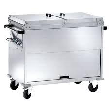 CARRELLO TERMICO ARMADIATO IN ACCIAIO INOX AISI 304 BAGNOMARIA  3 X 1/1 GN  COD.   CT 1770