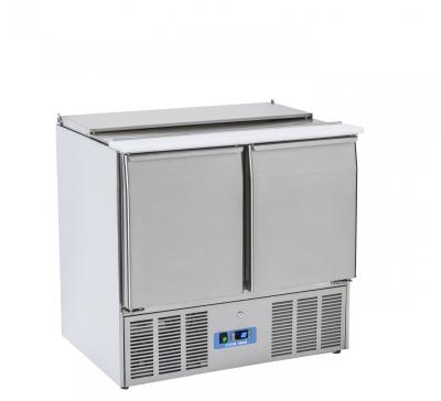 SALADETTE 2 PORTE CR 90A CON TOP INOX APRIBILE PORTA VASCHETTE CR90A