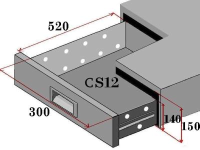 SET  DI 2 CASSETTI PER TAVOLI REFRIGERATI SERIE GN TEMPERATURA POSITIVA